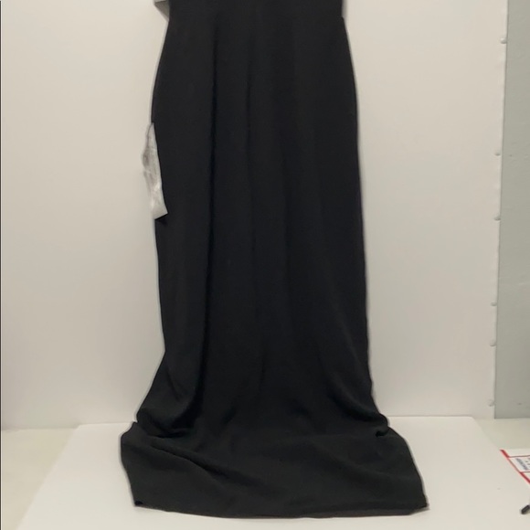 DRESS THE POPULATION Ariel Racerback Faux Wrap - Picture 8 of 8